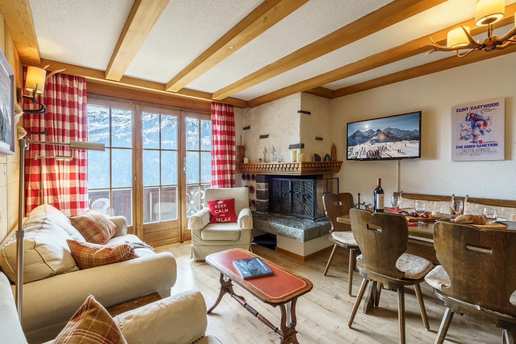 Chalet Bergkristall Wengen Exterior foto