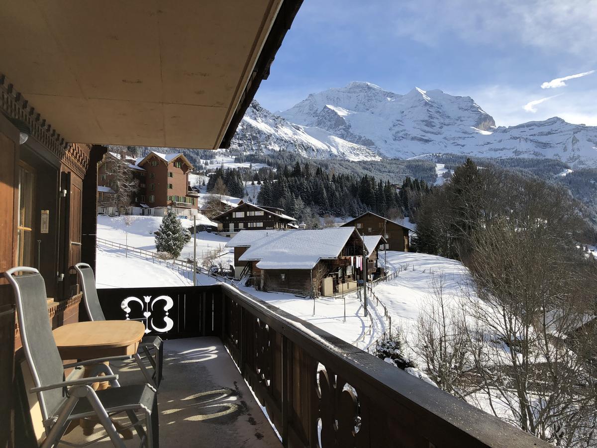 Chalet Bergkristall Wengen Exterior foto